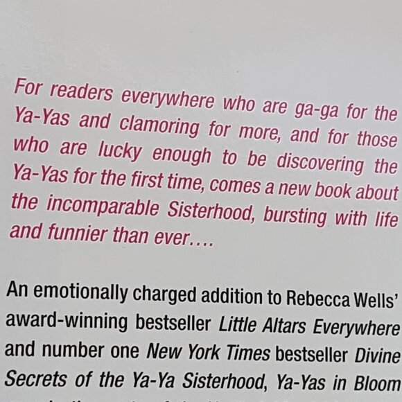 Ya-Ya's In Bloom by New York Times Best Selling Author Rebecca Wells Hardback - Picture 6 of 16